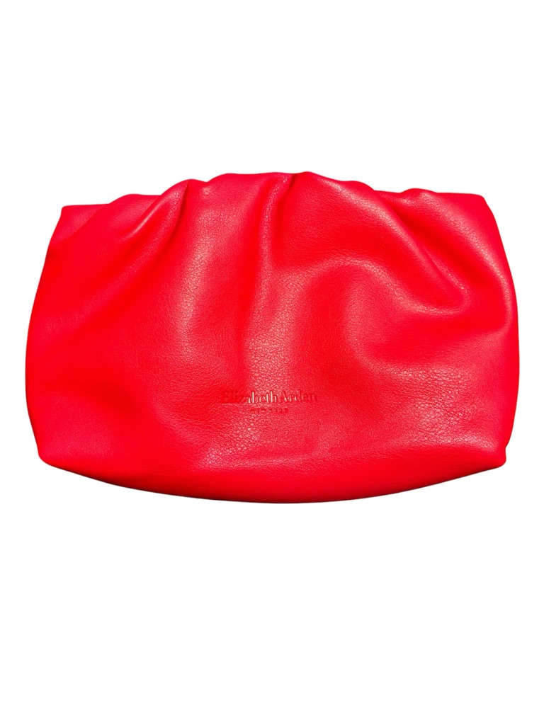 Elizabeth Arden Red Faux Leather Cosmetic Pouch Elizabeth Arden Red Faux Leather Cosmetic Pouch